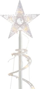 Karácsonyfa fehér, LED-del, IP44 - Puno