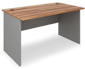 SimpleOffice asztal 140 x 80 cm, dió / szürke