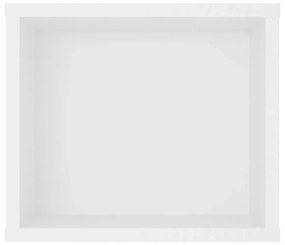 fehér szerelt fa függő TV-szekrény 100 x 30 x 26,5 cm