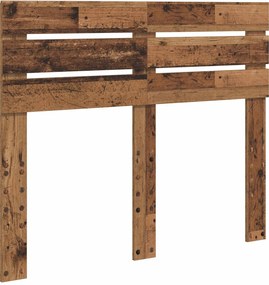 vidaXL Fejtámla Öreg fa 120 cm Faanyag