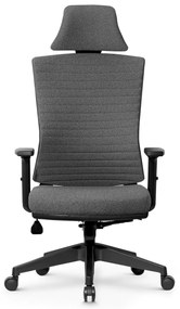 Ello ergonomikus szövet irodai forgószék deréktámasszal, fejtámasszal