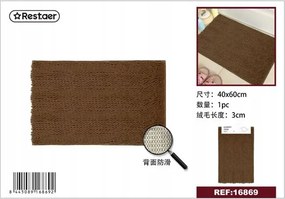 Puha Fürdőszobaszőnyeg Kávé színben 40x60cm