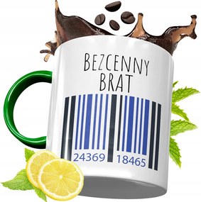 Zöld Bögre Testvérnek Ajándékba, fényképes nyomattal