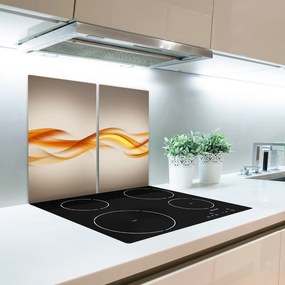 Üveg vágódeszka elvont hullámok 60x52 cm