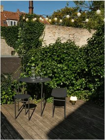 Fekete fém kerti pad Disc – Zone