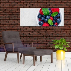 Kép - tál erdei gyümölccsel (120x50 cm)