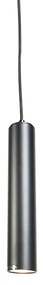 Okos design függőlámpa fekete, WiFi GU10 fényforrással - Tuba Small