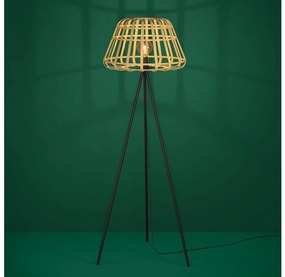 Eglo 390155 - Állólámpa MONTEZUELO 1xE27/40W/230V bambusz