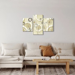 Absztrakt pitypangos kép (90x60 cm)