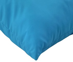 3 db kék szövet raklappárna