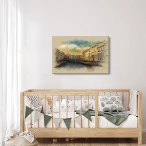 Kép - Moyka, folyó, St. Petersburg, Oroszország (90x60 cm)