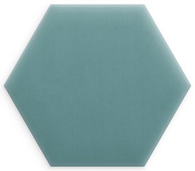Bársony kárpitozott panel - Hatszög - 26x30cm Szín: Antik rózsaszín