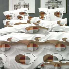 Pamut ágynemű Homa GILBERT CIRCLE 3 részes 140x200 cm
