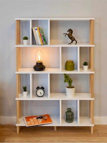 Könyvespolc, fehér, 90 cm – Peka-0045