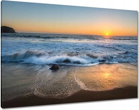 Vászonkép 100x70 Naplemente Tengerpart