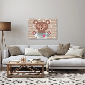 Kép - szerető mackó (70x50 cm)