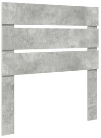 vidaXL Ágykeret fiókkal fejtámlával Beton Szürke 100 x 200 cm Faanyag