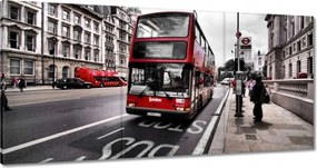 Vászonkép 120x60 Érdekes londoni busz