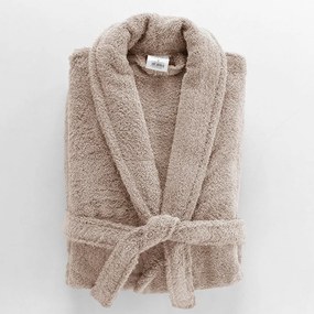 Világosbarna pamut fürdőköpeny M Tendresse – douceur d'intérieur