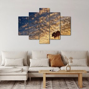 Kép - Pálmafák a felhők között (150x105 cm)