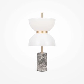 Maytoni modern asztali lámpa kyoto fehér szürke arany mymod178tl-l11gr3k