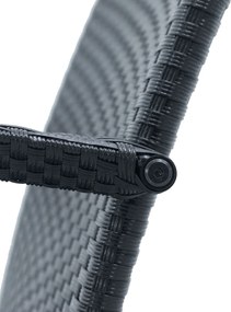 Juskys Rattan székek Yoro 2 db - fekete