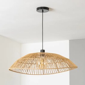 Brilagi - CERIA BOHO LED zsinóros függeszték, 1xE27/40W/230V, átm. 70 cm, barna