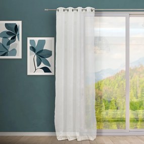 Fehér jacquard függöny 140x260 cm Mid Century – Casa Selección