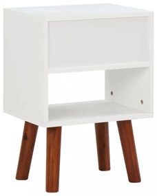 tömör akácfa éjjeliszekrény 40 x 30 x 57 cm