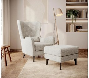 Fotel Calimero I  (krém + wenge). 1099338