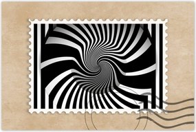 Poszterek 60x40 Absztrakt fekete-fehér