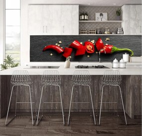 3D Laminált Mosható Konyhai Fotótapéta 250x60