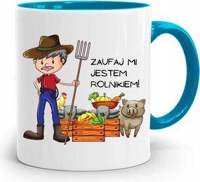 Gazdálkodóknak Kék Bögre Bízz Bennem! Ajándék fényképes nyomattal