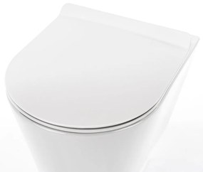 Ride fali, rimless WC
