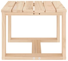 kerti tömör fenyőfa kisasztal 40x38x28,5 cm