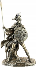 Athena figura Pajzzsal És Lándzsával Veronese WU75702A4