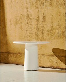 Beton kerek kerti dohányzóasztal ø 65 cm Albanella – Kave Home