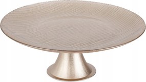 Üveg Tálaló Sütemény 28cm kerek Tálaló tálca Torta Lábon