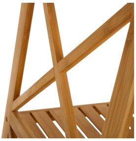Natúr színű bambusz fürdőszobai polcos állvány 36,5x153 cm – Casa Selección
