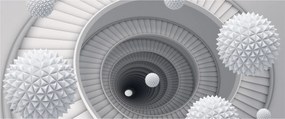 A 3D absztrakció képe (120x50 cm)