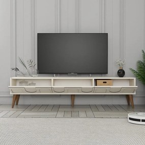 TV szekrény Lyon 44 - Krém, Diós