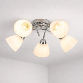 Felületre szerelhető csillár CLARA 5xE27/15W/230V fényes króm
