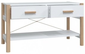 fehér szerelt fa TV-szekrény 82x38x45 cm