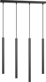 EMIBIG 552-4 SELTER Többágú Függesztett Lámpa Fekete G9 IP20