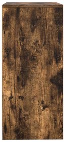 sonoma tölgy színű szerelt fa tálalószekrény 57x34x76 cm