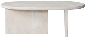 Natúr színű mangófa dohányzóasztal 110x60 cm Seam – WOOOD