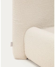 Bézs kárpitozott franciaágy 180x200 cm Martina – Kave Home