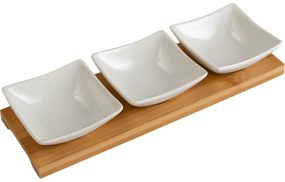 Lamart LT9217 4 részes Bamboo tálkészlet, 26 x 8cm
