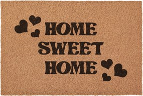 Lábtörlő Home Sweet Home Otthon Ajándék Ajtó Ajándék Kókusz 60x40