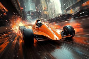 Vászonkép Canvas Motorsport Verseny Forma 1 Autó 120x80